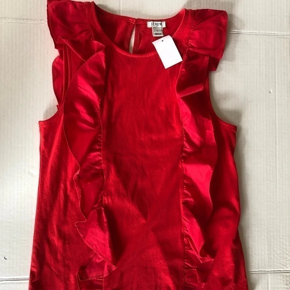 JCREW Ruffle Tank - Picture 4 of 10